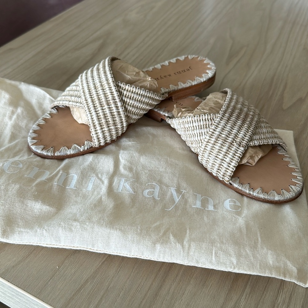 Jenni Kayne Raffia Sandals